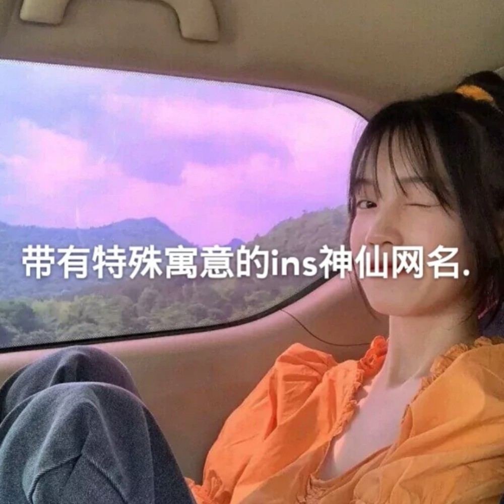 含有特殊意义的神仙网名