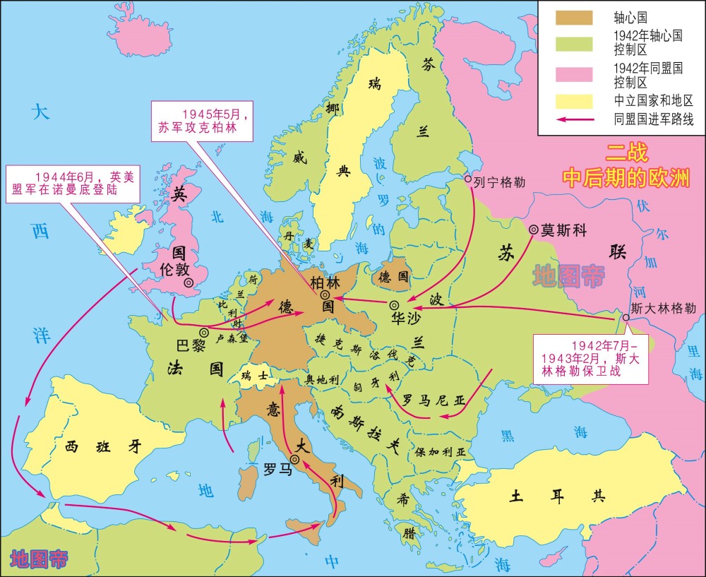 第二次世界大战是迄今为止波及范围最广,影响人数最多的战争,不过