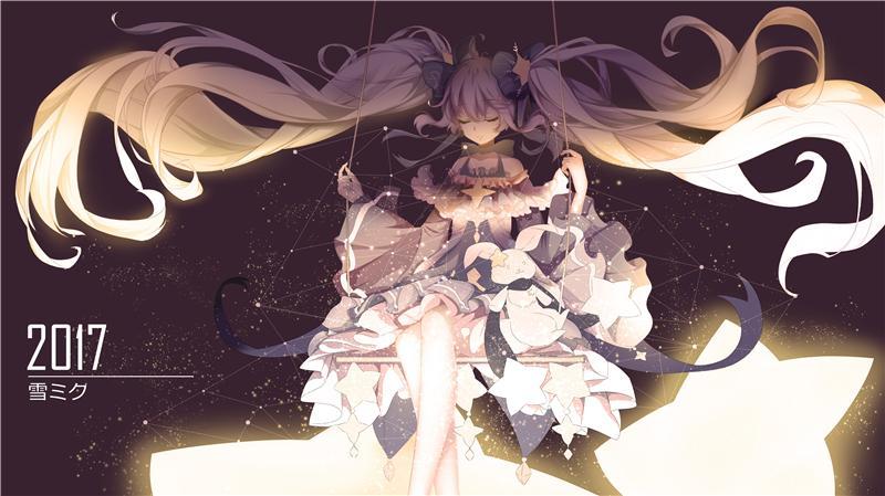 漂亮的雪初音