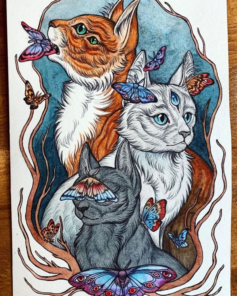 原来动物线描装饰也可以这样玩?