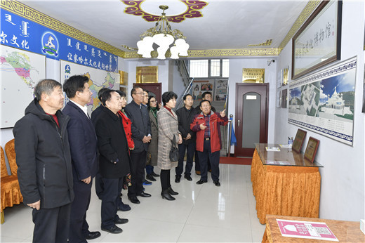 内蒙古曹雪芹学会会长张德锋率团参观,学习内蒙古察哈尔文化研究促进