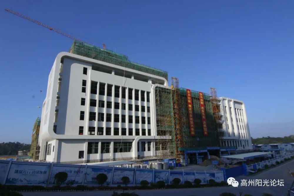 高州在建的人民医院长坡分院市妇幼保健院投入使用时间来了