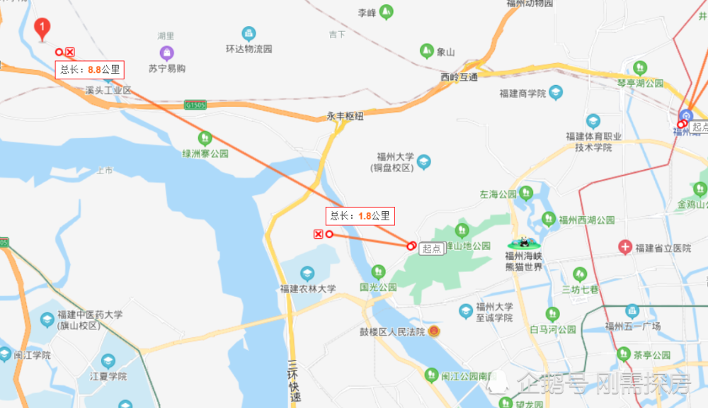福州北福州南鼓楼西二环东郊区板块分析