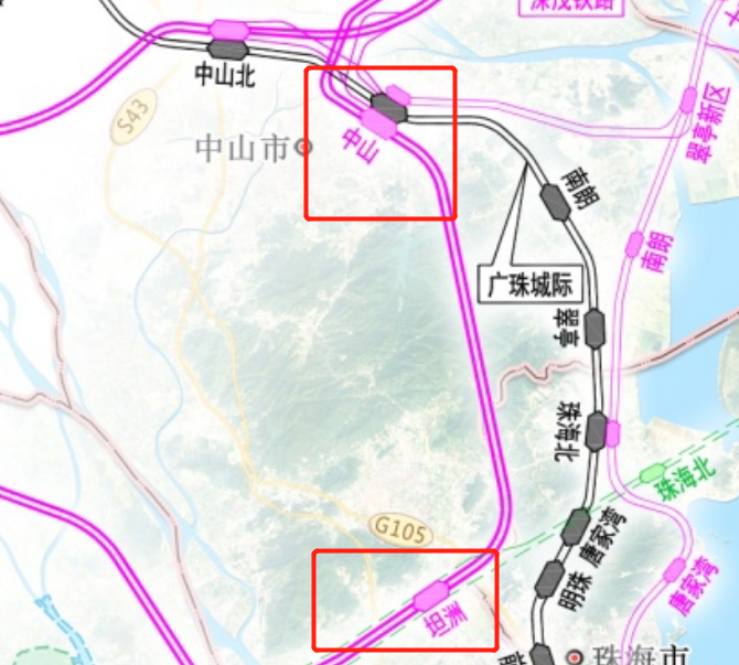 首次曝光广州地铁18号线途经中山翠亨新区坦洲镇有望建高铁站场