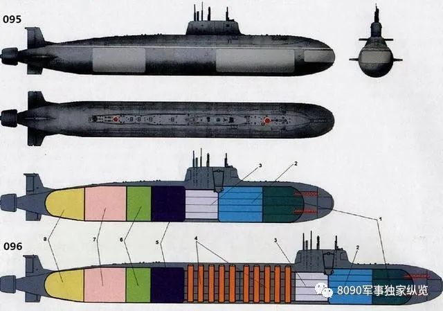 新型095 096核潜艇成军 它们都会长成啥样?