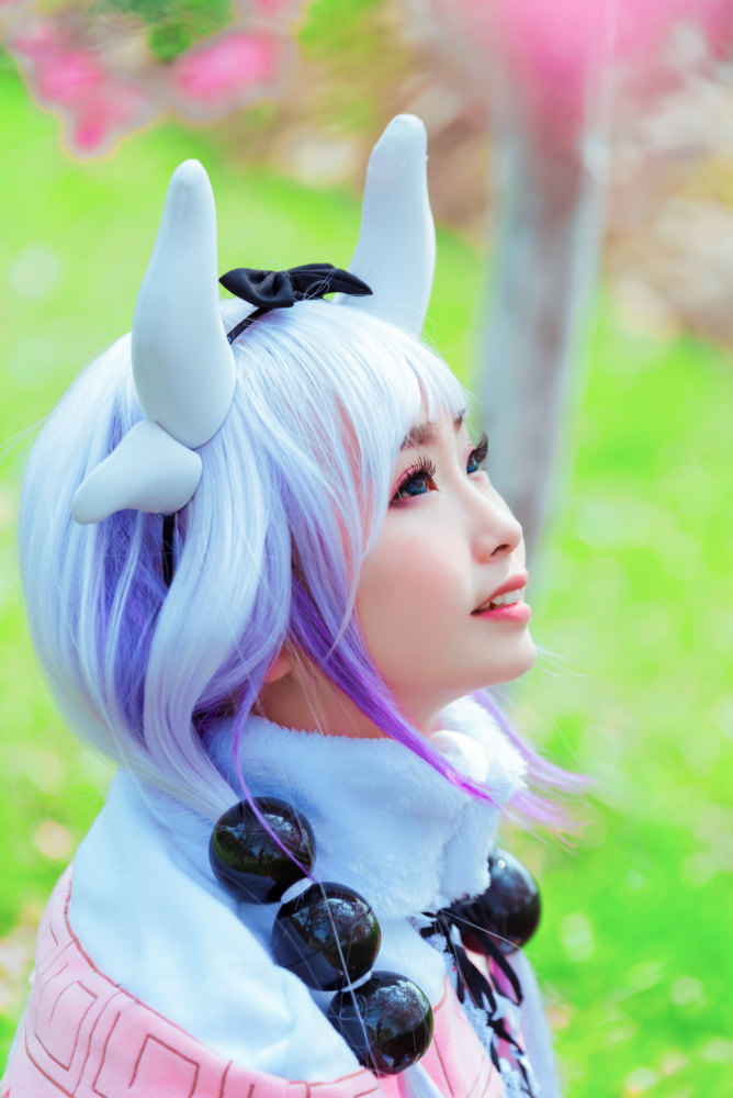 小林家的龙女仆康娜cosplay,呐呐……你喜欢康娜吗?