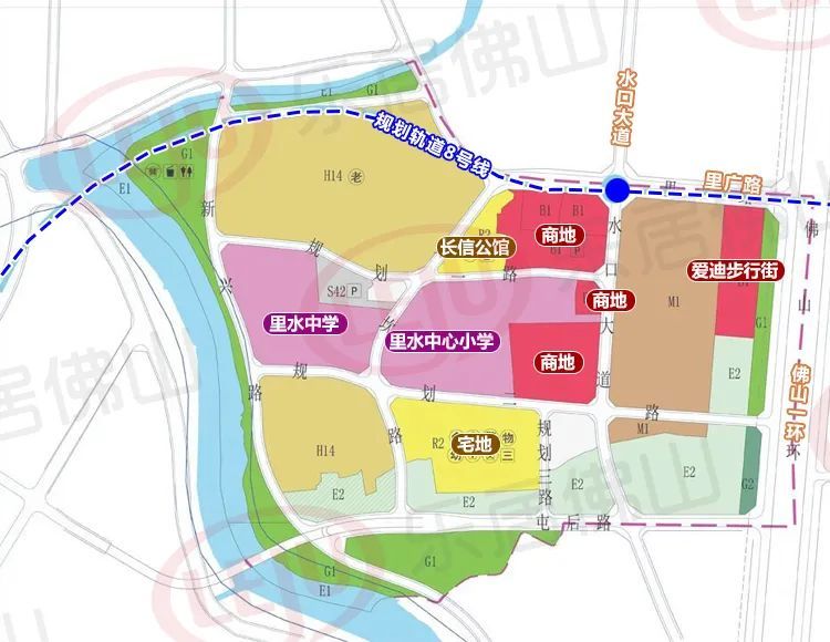 计划2025年完成涉地近43万㎡里水赤坎工业区地块拟改造商住