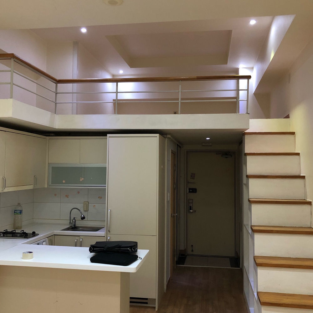 4.5米层高loft设计方案,loft设计方案 一个人住买套20㎡loft,层高4米5分成两层,日子轻松舒适