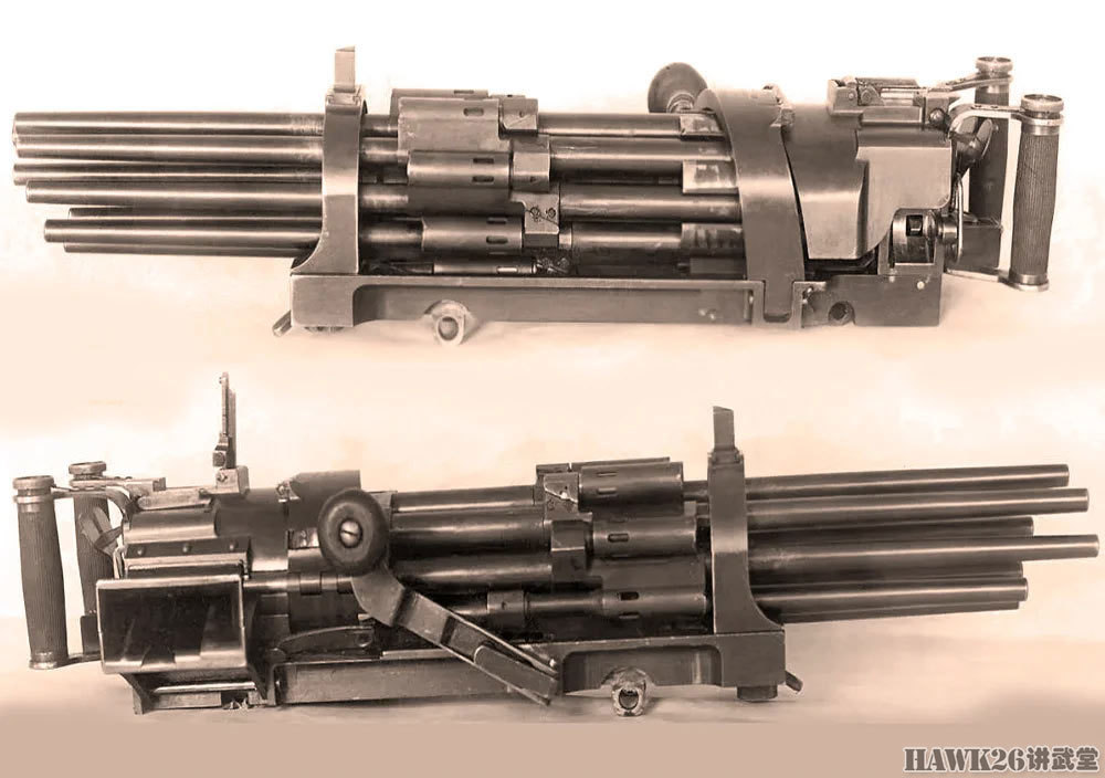 1936年苏联首次尝试加特林转管机枪 采用创新"内能源"自动方式_腾讯