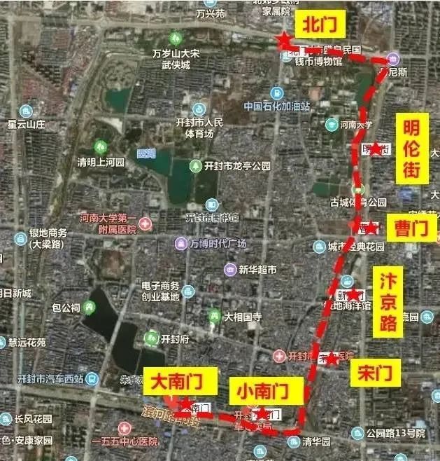 汴梁关注大工程开封城墙内侧道路12月底贯通