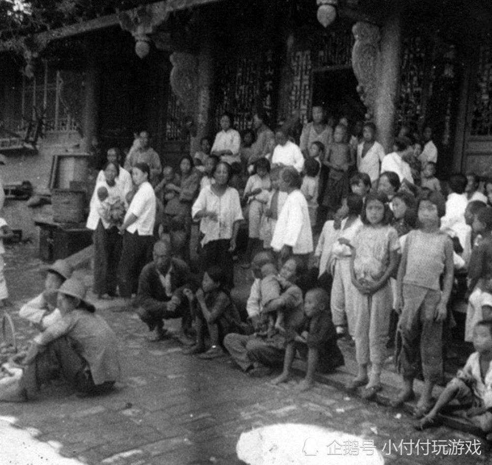 1939年天津大水灾老照片,受灾范围广且数十万老百姓成为灾民