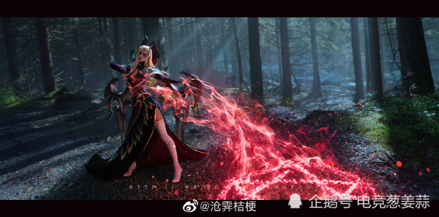 美女coser作品:灵魂莲华 千珏 至尊魔女 莫甘娜