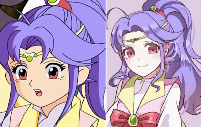 神兵小将:童年女神长大后是啥样?北冥雪更女神,阿莎变得更优雅了!