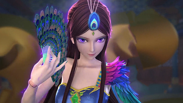 叶罗丽:紫色瞳孔的孔雀仙子出现,其目的竟然是为了