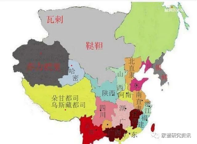 史料:中国古代一级行政区规划演变史:秦郡,唐道,宋路,元省,清总督