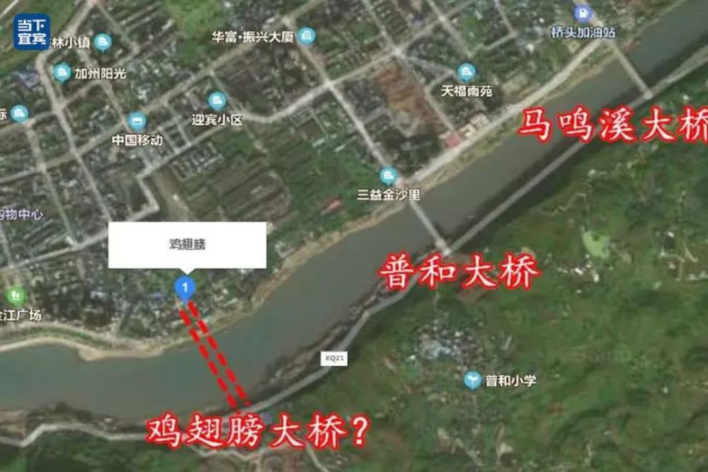 宜宾主城又一滨江路将被拉通双向四车道连接两座大桥位置在