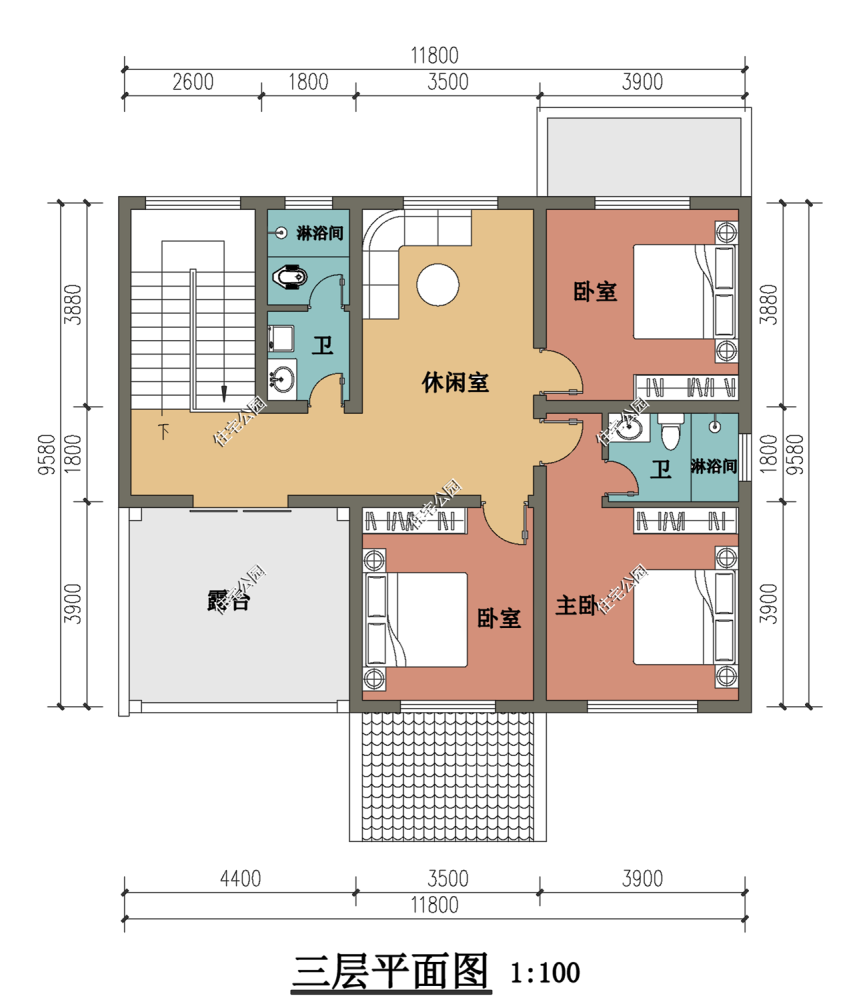 宽12米,进深10米的农村自建房,要怎么设计才合理?