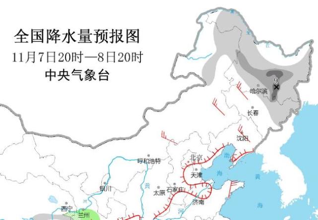 立冬冷空气南下华北,东北成降雪重点,92w或是南海新台风艾涛