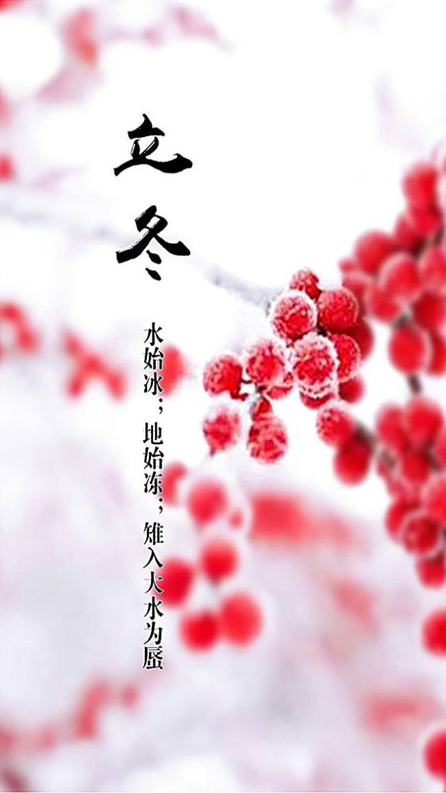 立冬节气暖心的短信问候语精选,立冬快乐最好看的祝福