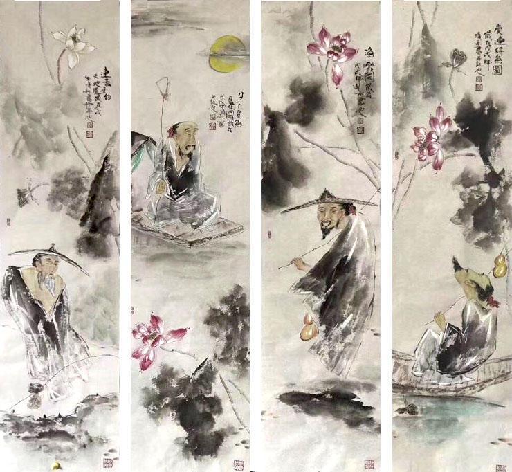 著名画家清禾—师从青年实力派画家阳爱强令人回味无穷的小写意花鸟