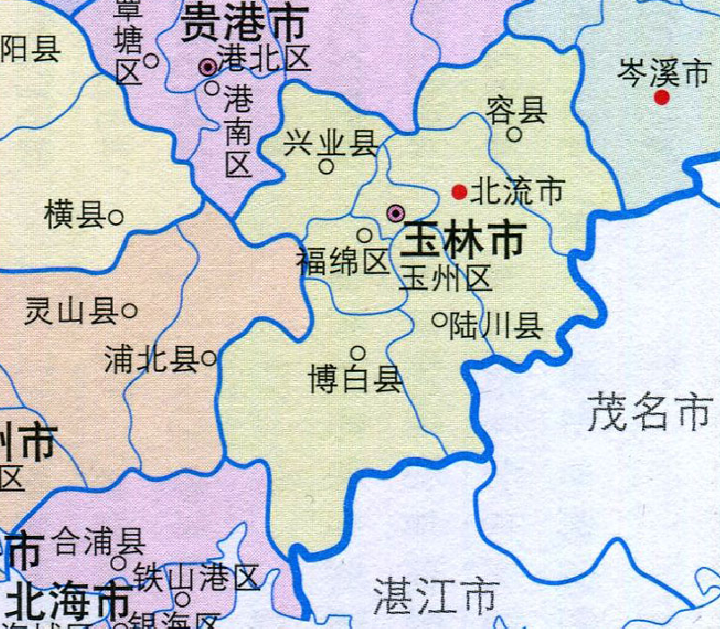 玉林市博白县人口_广西玉林市博白县地图