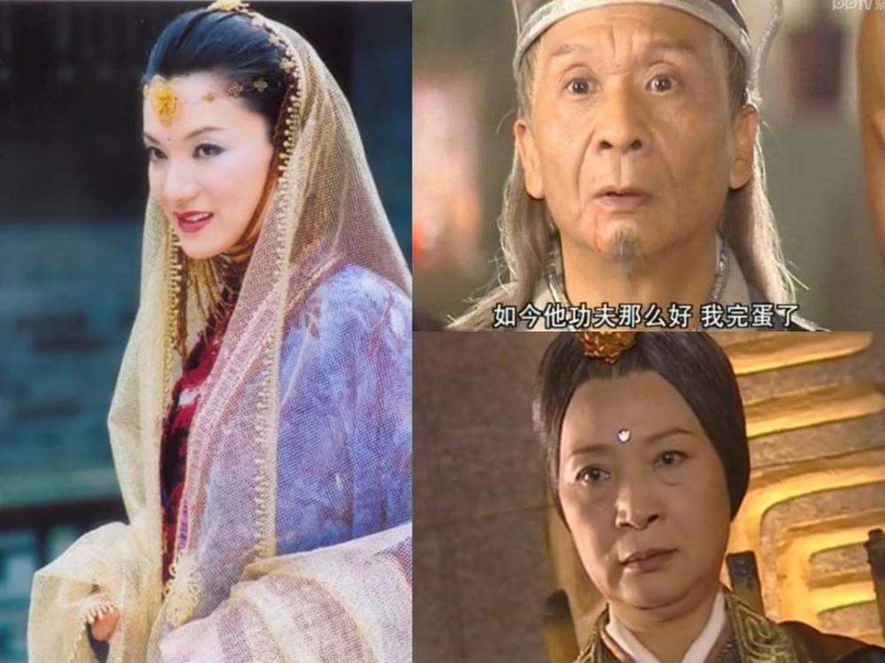 原著第十三章"不悔仲子逾我墙",灭绝师太和化名为金花婆婆的紫衫龙王