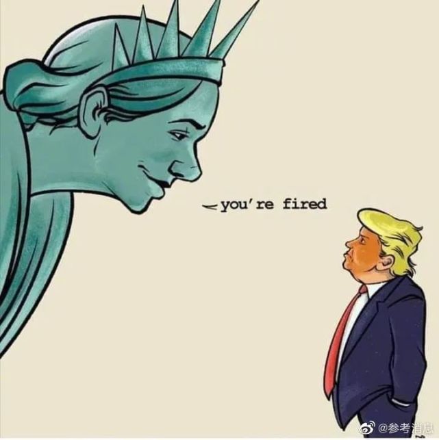 但在社交媒体上,"you"re fired! "这句特朗普的名言冲上推特热搜.