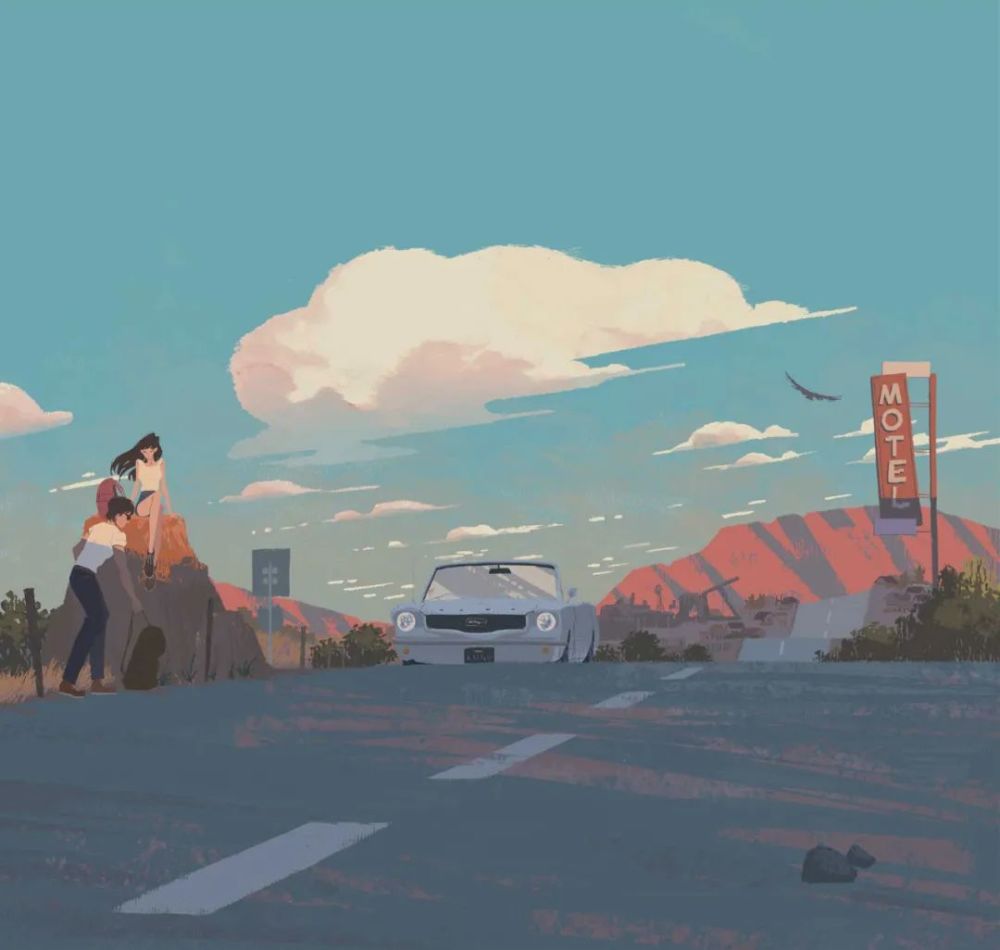 日本插画师joze phine一组治愈系插画艺术 分享