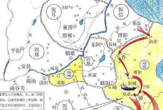 彭城之战占有绝对优势兵力的刘邦为何会失败