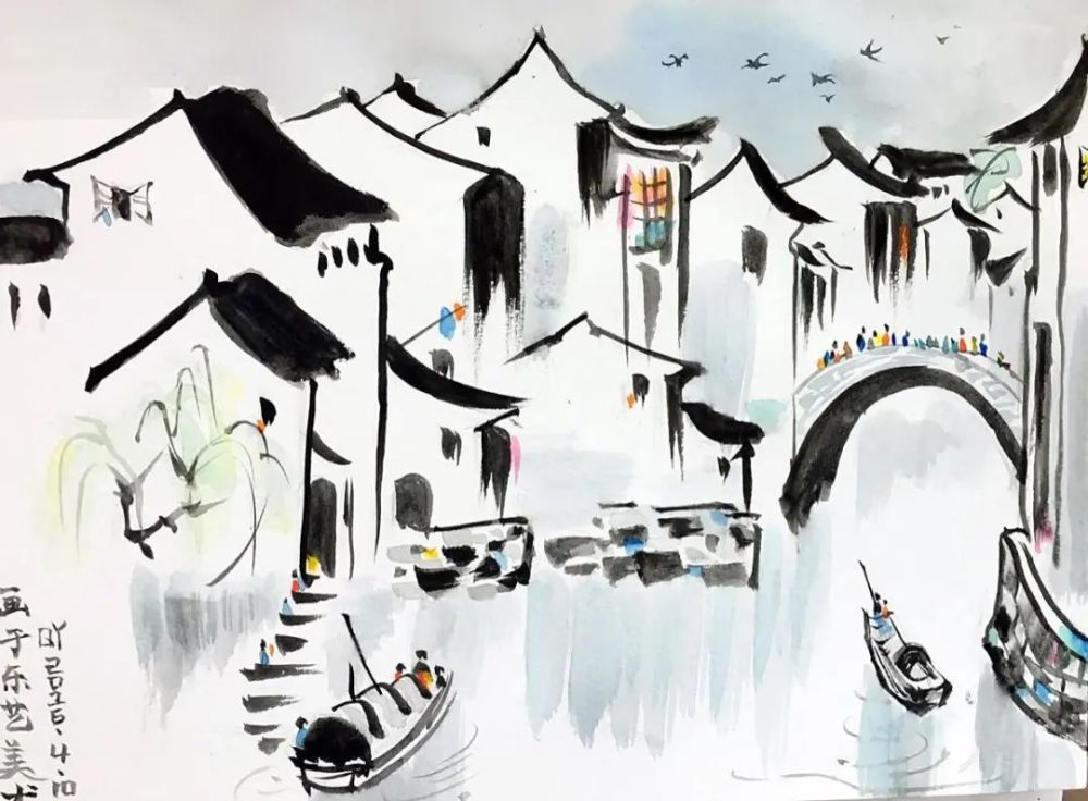 先睹为快 i 吴冠中的诗情画意,都藏在拾柒隐的白墙黛瓦下