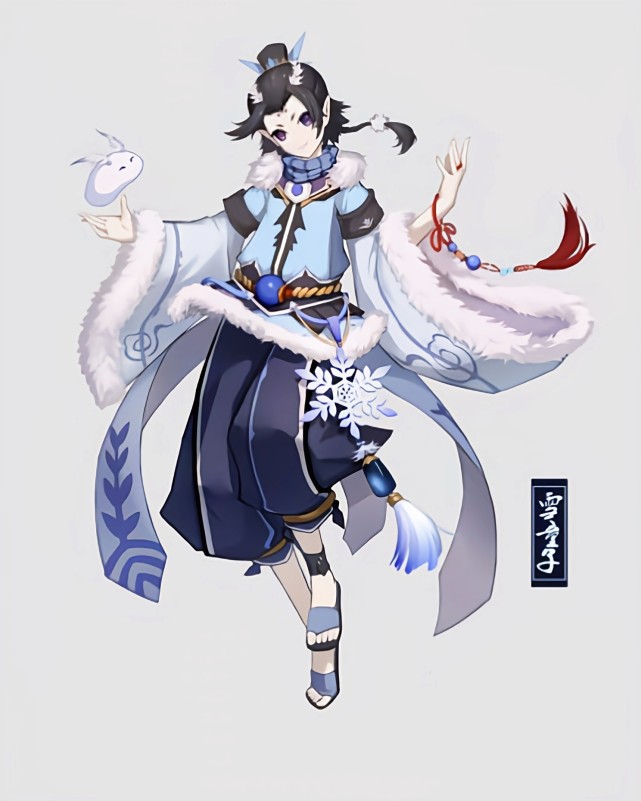 阴阳师雪童子:虽然雪很冷,但是很温柔