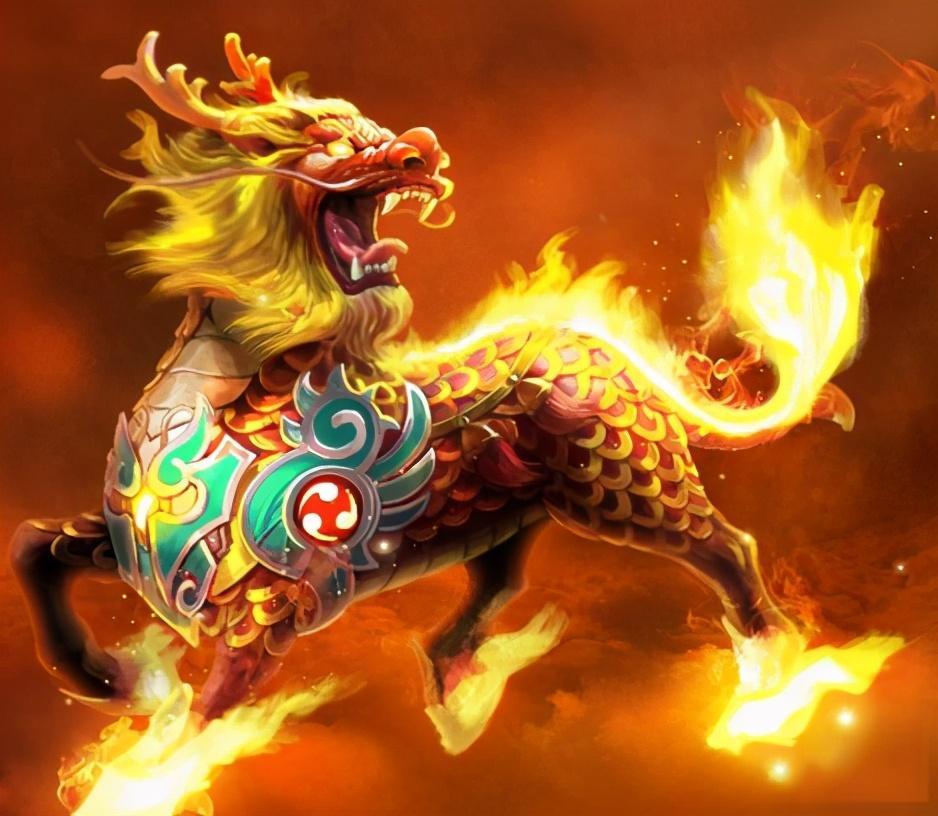 古代神话中的麒麟:火麒麟是炎帝的坐骑,闻太师的墨麒麟战力极强!