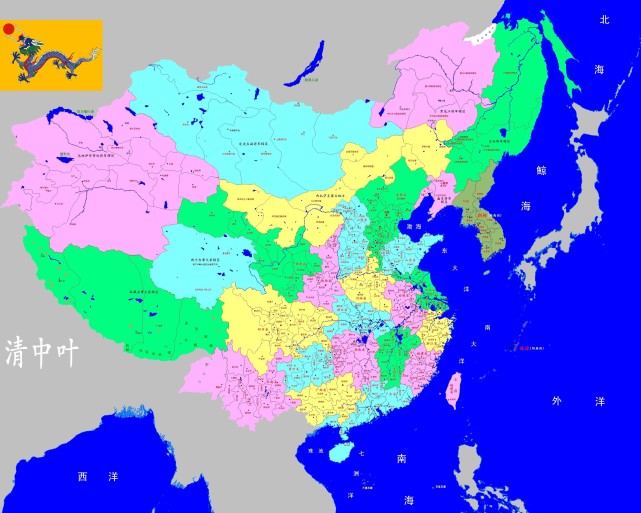 清朝行政区划——清帝国的二十三省和特殊行政区