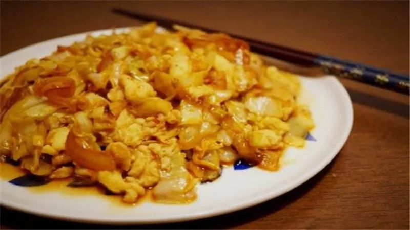 大白菜炒蛋:蛋与白菜结合,就像我们夫妻俩的相濡以沫,相守白头_腾讯