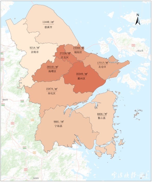 宁波近五年二手房价大数据分析哪个区域涨得多
