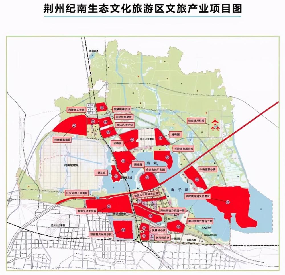 荆州纪南文旅区内将新增一条商业街总规模约33万平米