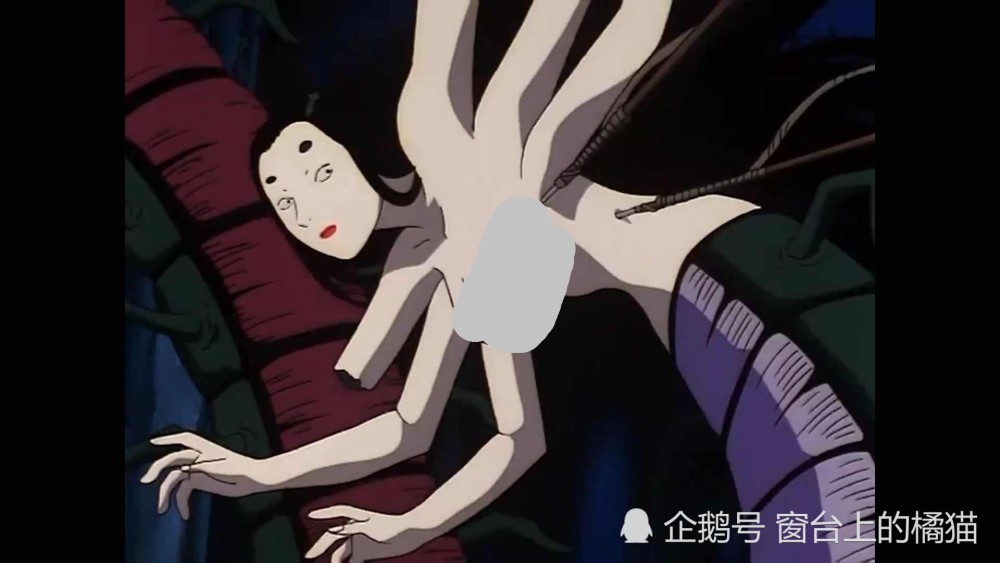 百足妖妇被人类的箭射中