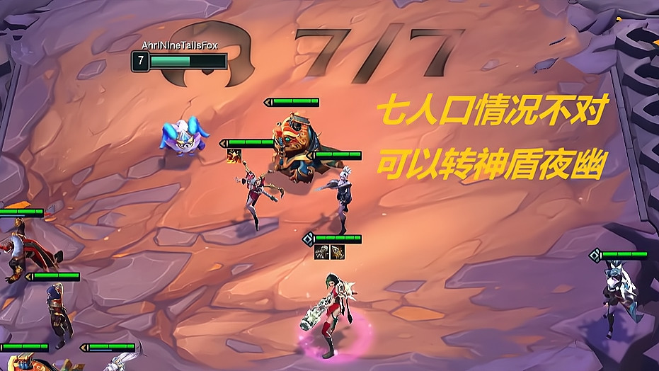 七人口盾法