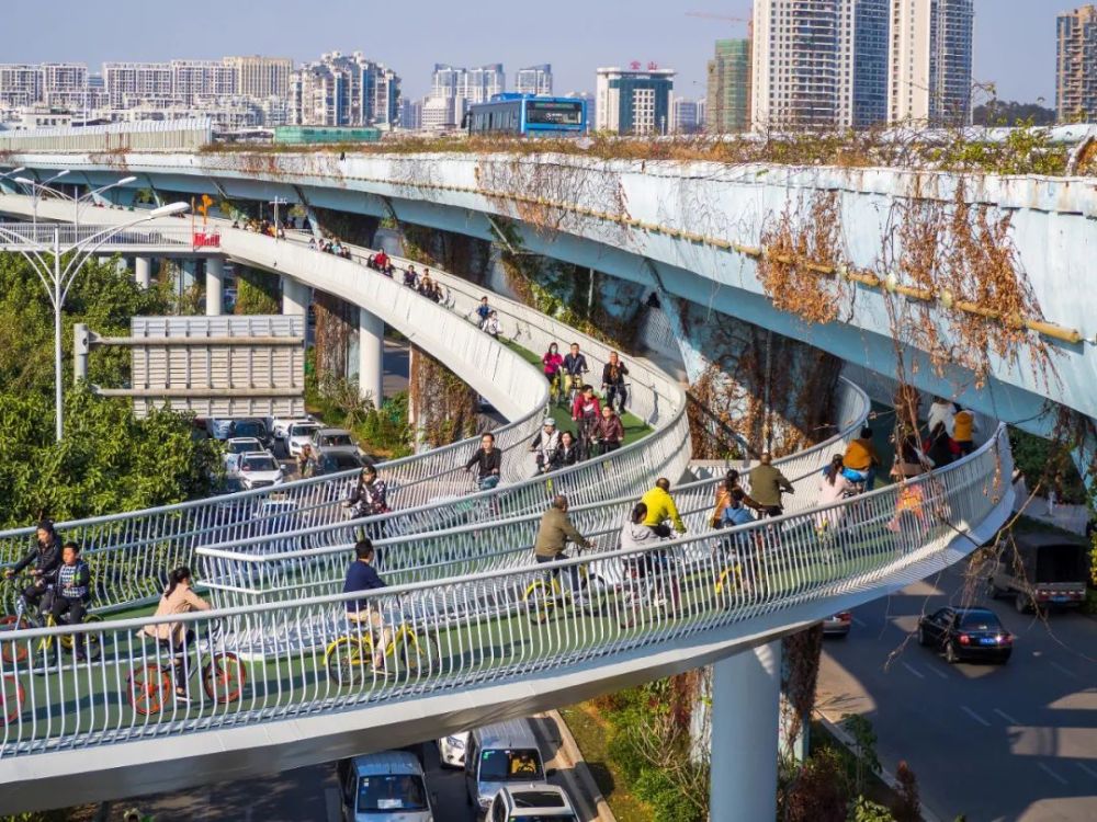 当哥本哈根蛇形天桥邂逅厦门:厦门自行车道和山水步道