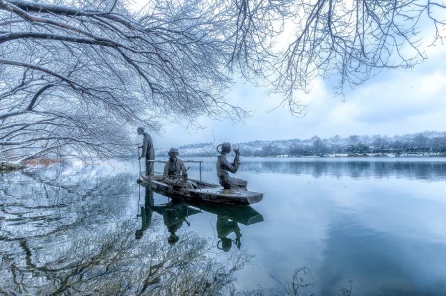 杭州雪景美如诗