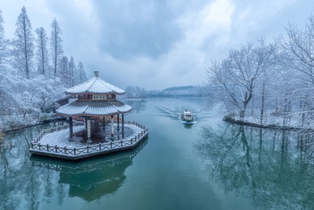 杭州雪景美如诗