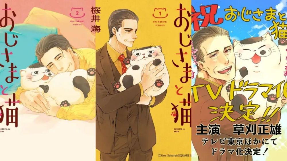 樱井海漫画大叔与猫真人电视剧化将于2021年1月开始放送