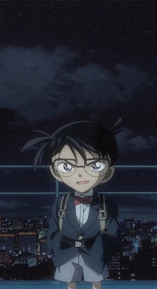 名侦探柯南壁纸 无论罪犯计划得多么周全,笑到最后的