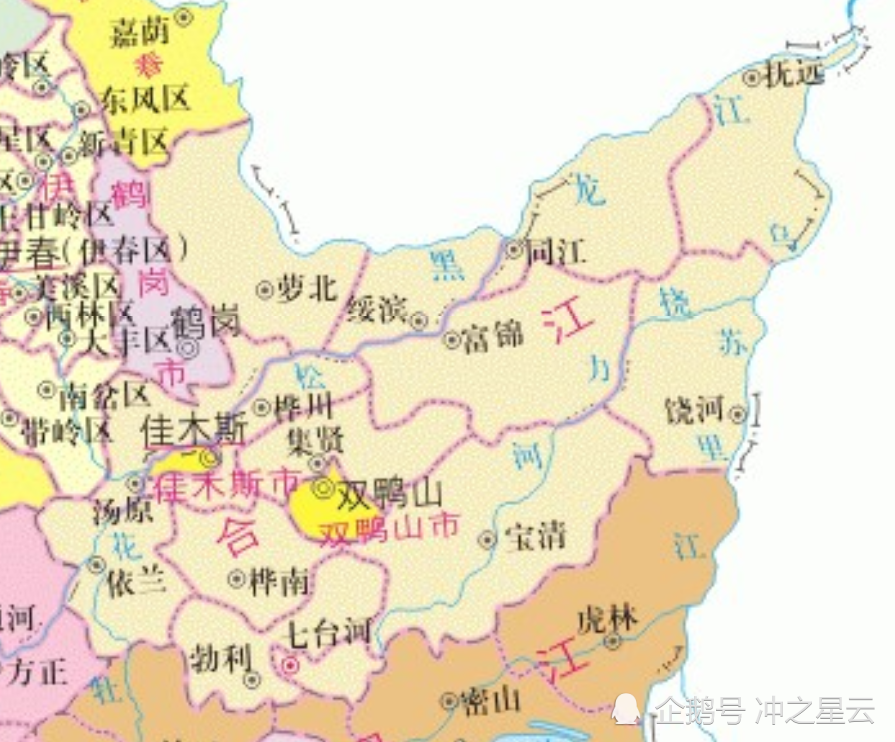 其中,建三江位于佳木斯市富锦县级市境内,西距富锦市区45公里.