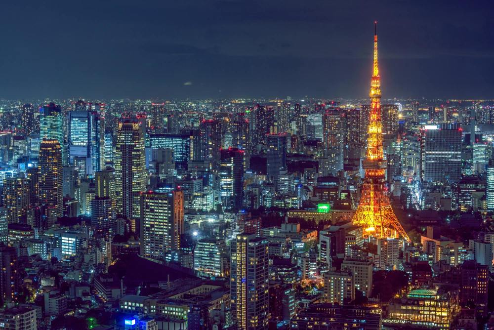 日本东京夜景