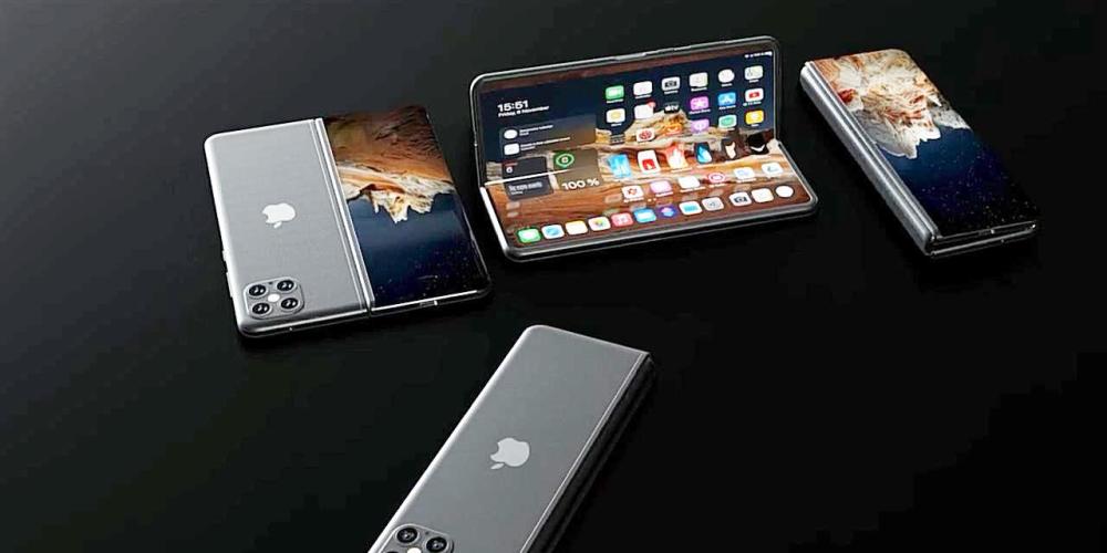 iphone13全屏图片,iphone13背面图片全屏 iphone13折叠概念机:3块无刘海全屏,华为matexs落后太