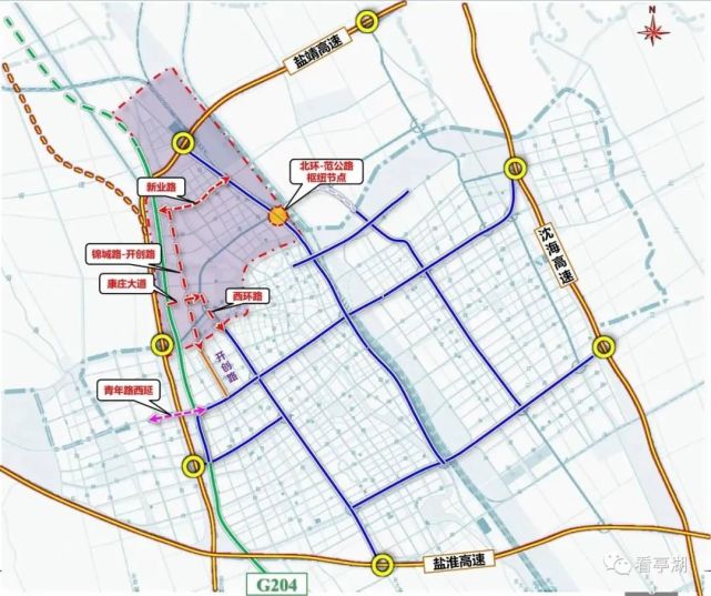 开创路北延,西环路高架北延,青年路高架西延,新建康庄大道高架,北环