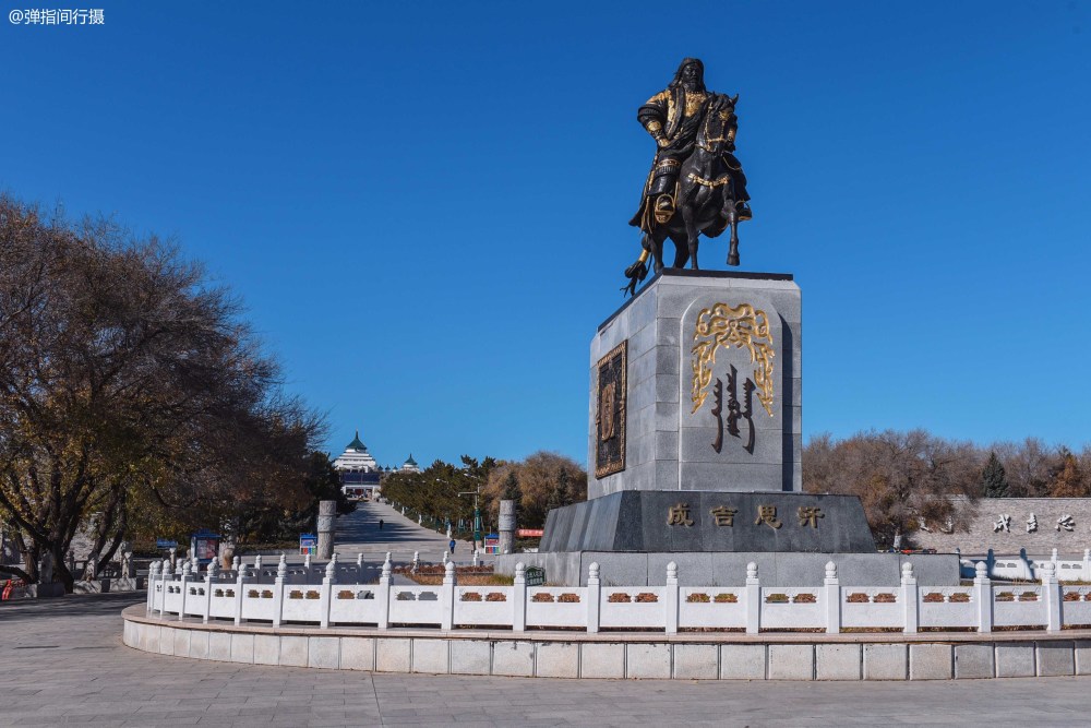 世界唯一的成吉思汗庙,建在乌兰浩特,神秘建筑融合多民族风格