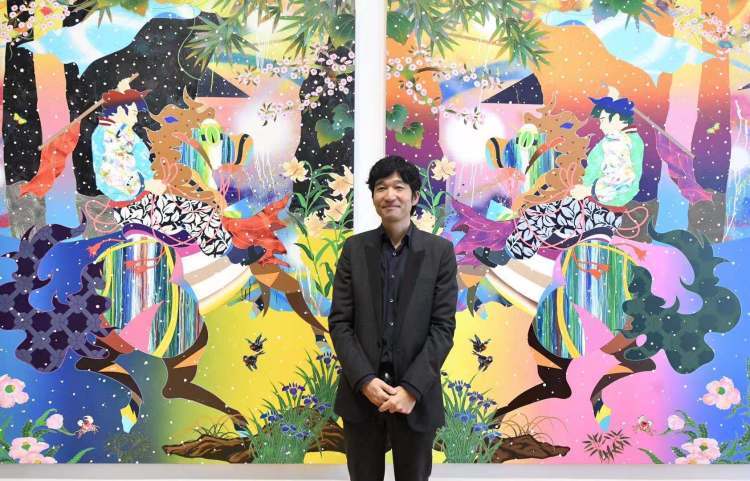 松山智一个展亮相龙美术馆,此处画面极度舒适