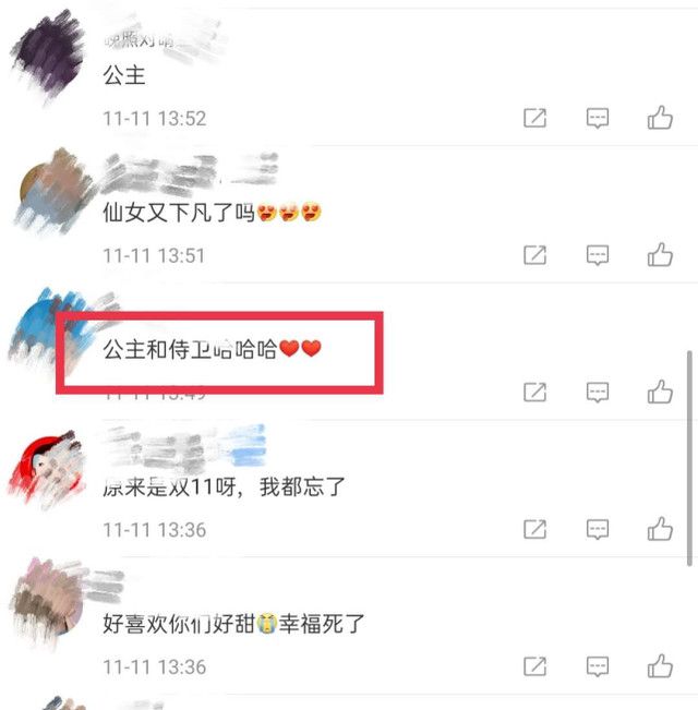 麦迪娜晒与姜潮合影写真,腿特长身材比例奇怪,网友:公主与侍卫